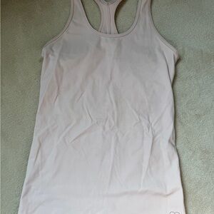 CALIA by Carrie Underwood Cream Fitted Sleeveless Tank Top